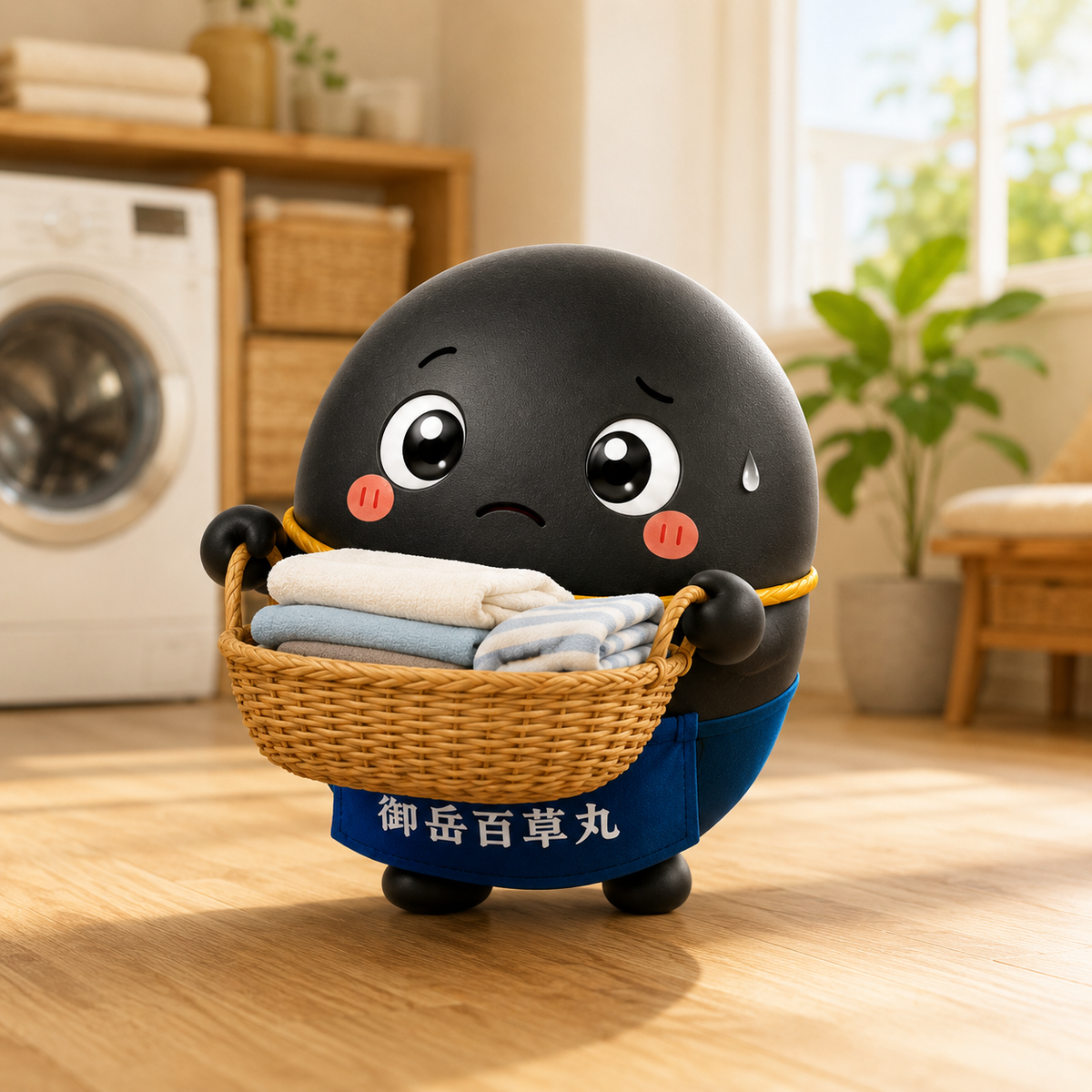 持って、振って、考えて。洗濯物干しは意外と全身運動！？
